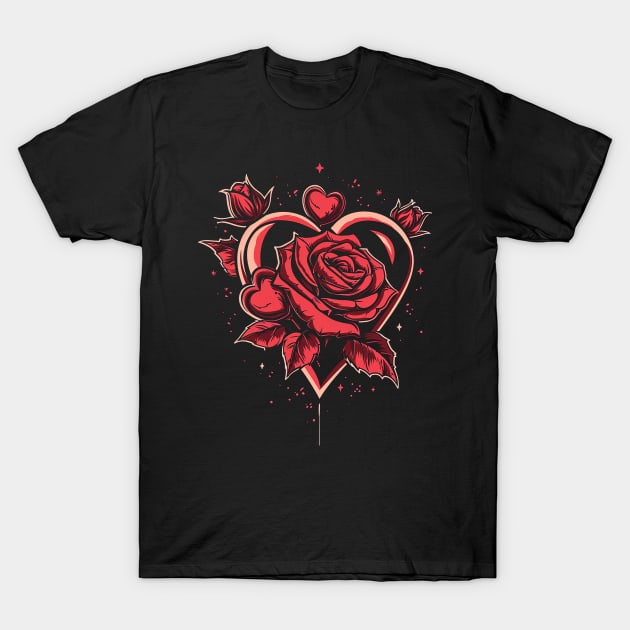 Happy Valentines Day T-Shirt by Nenok